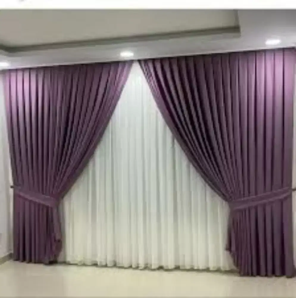 Desain gorden jendela gorden kantor