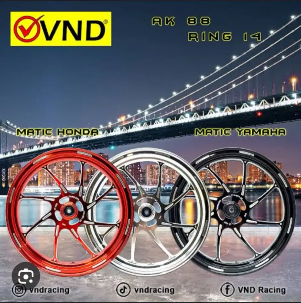 Velg VND AK88 & AK55 beat/Scoppy/mio s