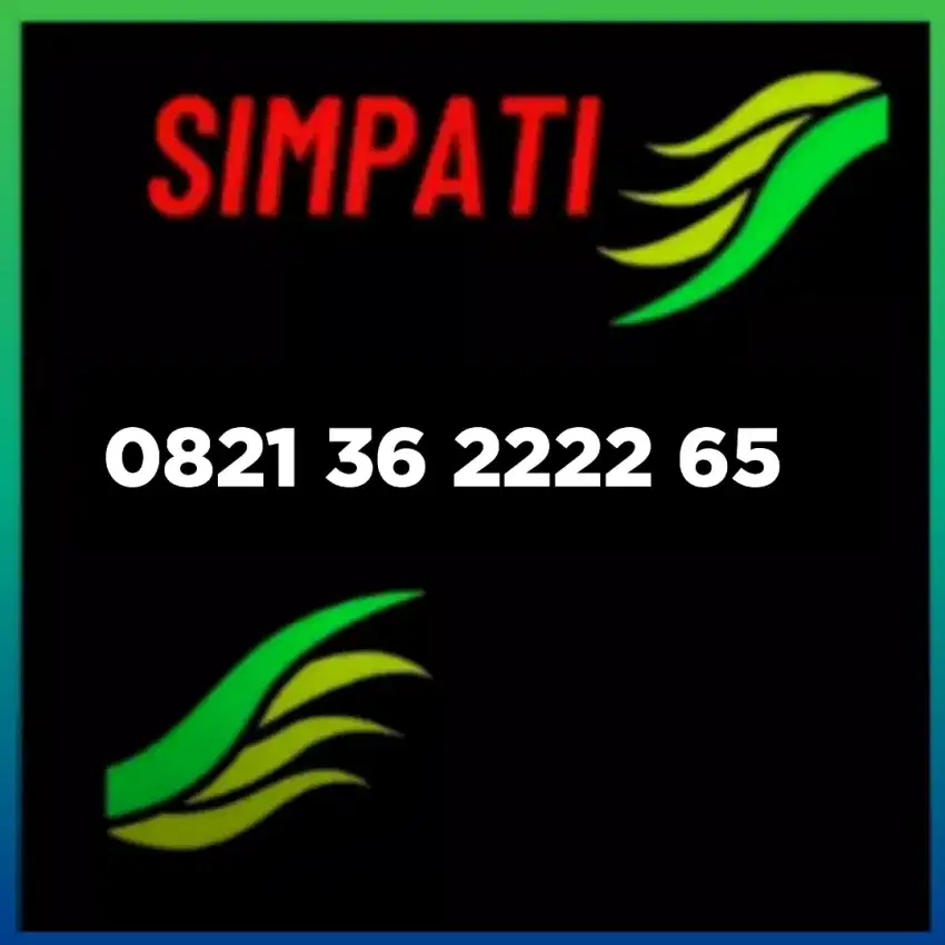 Nomor cantik simpati Telkomsel