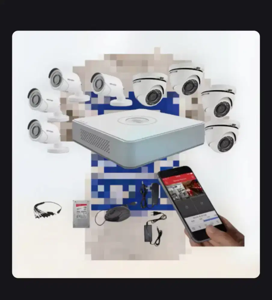 Cctv hilook ezviz plus pasang