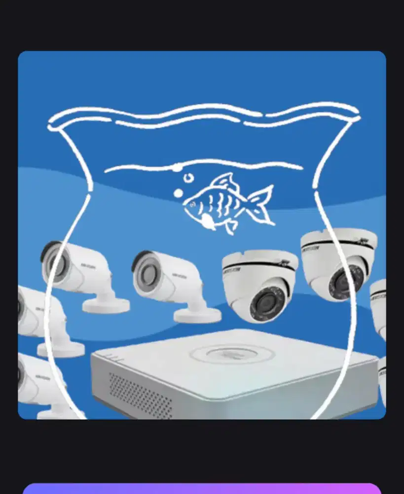 Pasang baru cctv hilook ezviz HD cam