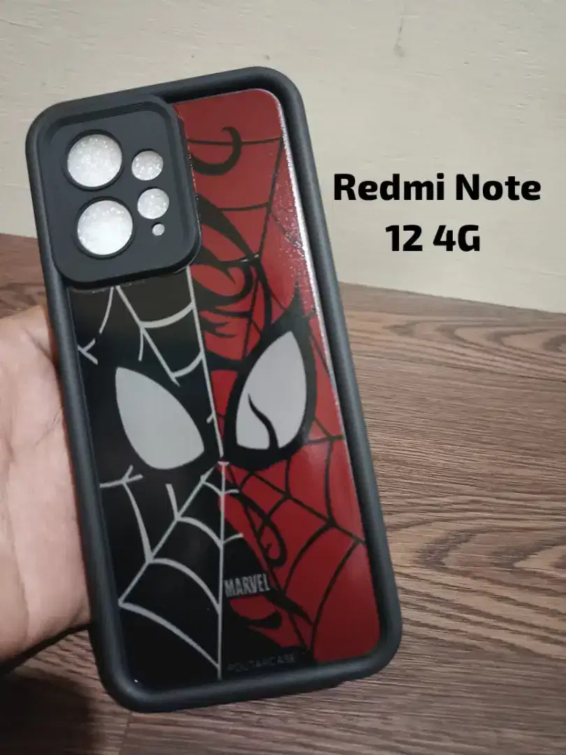 Case Motif SPIDER Type REDMI Note 12 4G & Poco X3