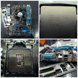 Paketan Core i7 2600 + Asus H61 Normal Mulus Murah Saja, Bisa Rakit PC