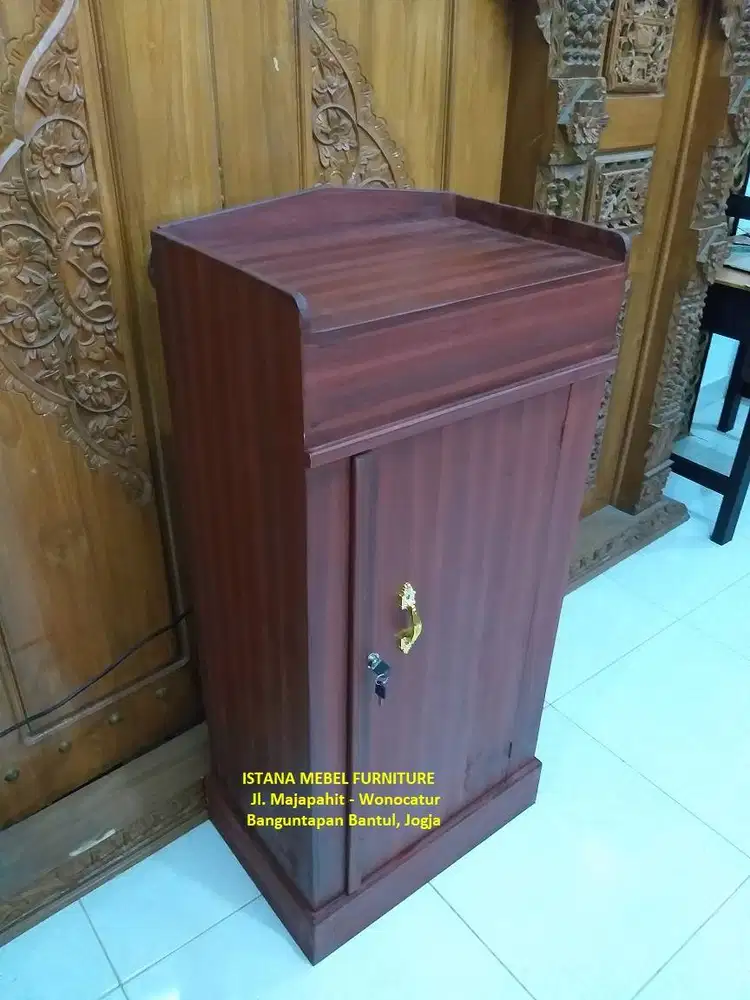 Almari Lemari Rak Baju Pakaian Pondok Asrama Kost Kos 1 Pintu Kayu #SD