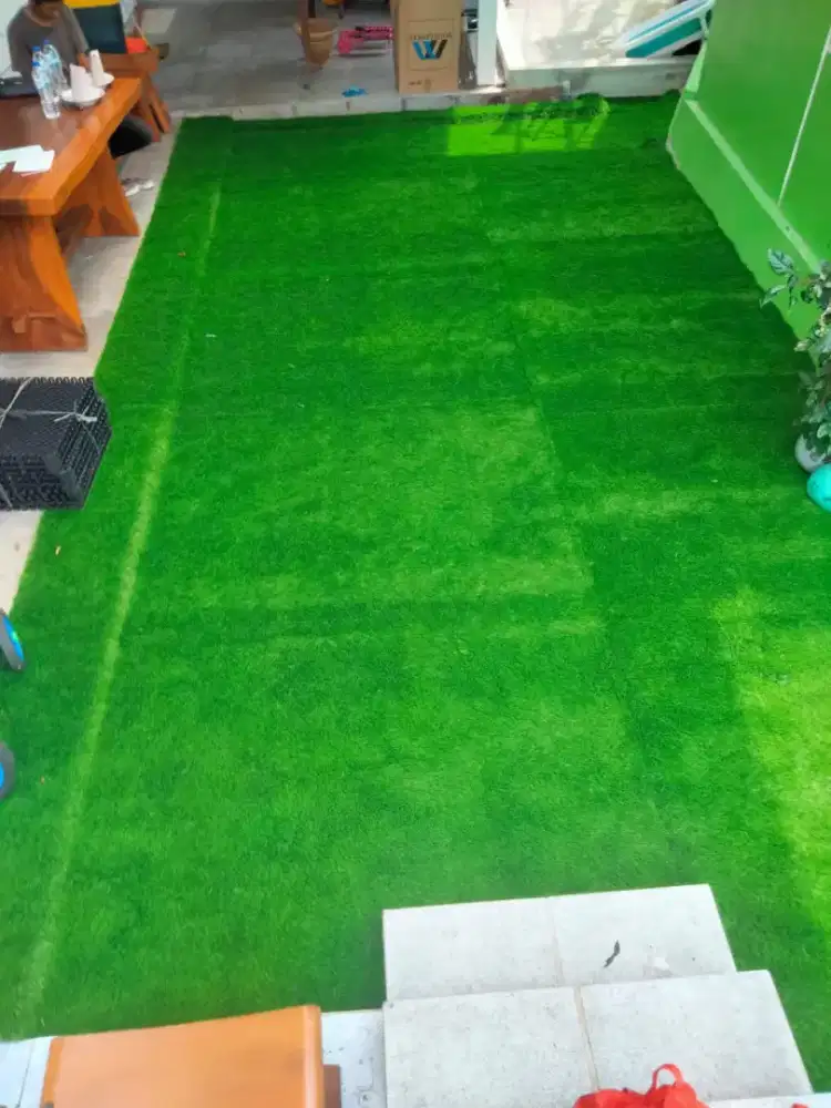 Rumput sintetis taman terima jasa pasang
