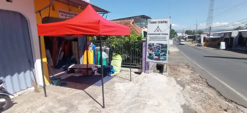 Tenda lipat, tenda cafe, tenda bazar