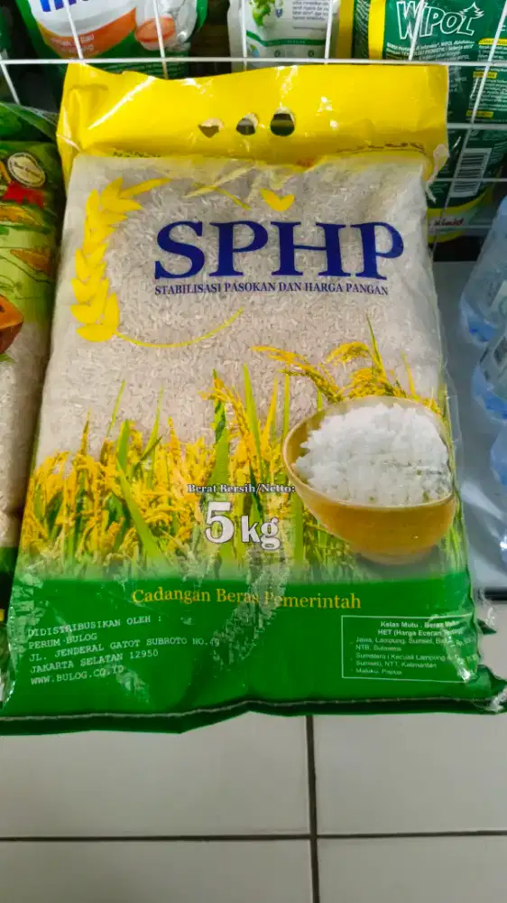 Beras Medium Bulog SPHP 5kg ##Stok terbatas##