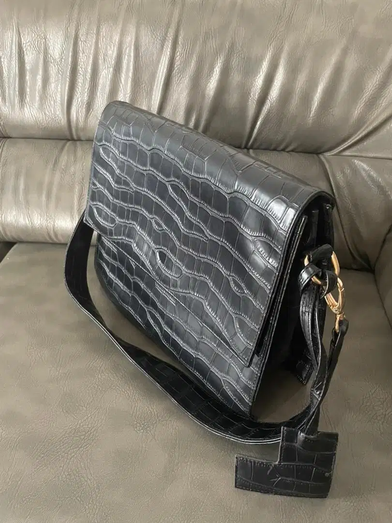 Black Croco Bag