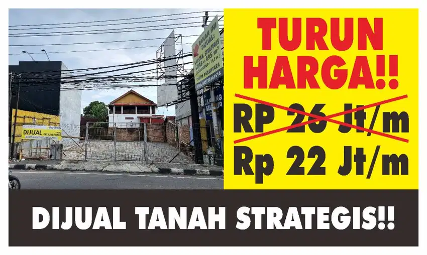 Dijual Tanah Jl. Laksda Adisucipto Yogyakarta Dpn Ambarrukmo Plaza