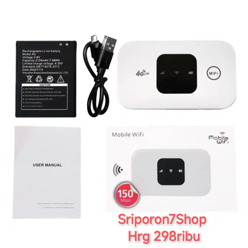 Modem Mifi/Wifi 4G Semua Operator