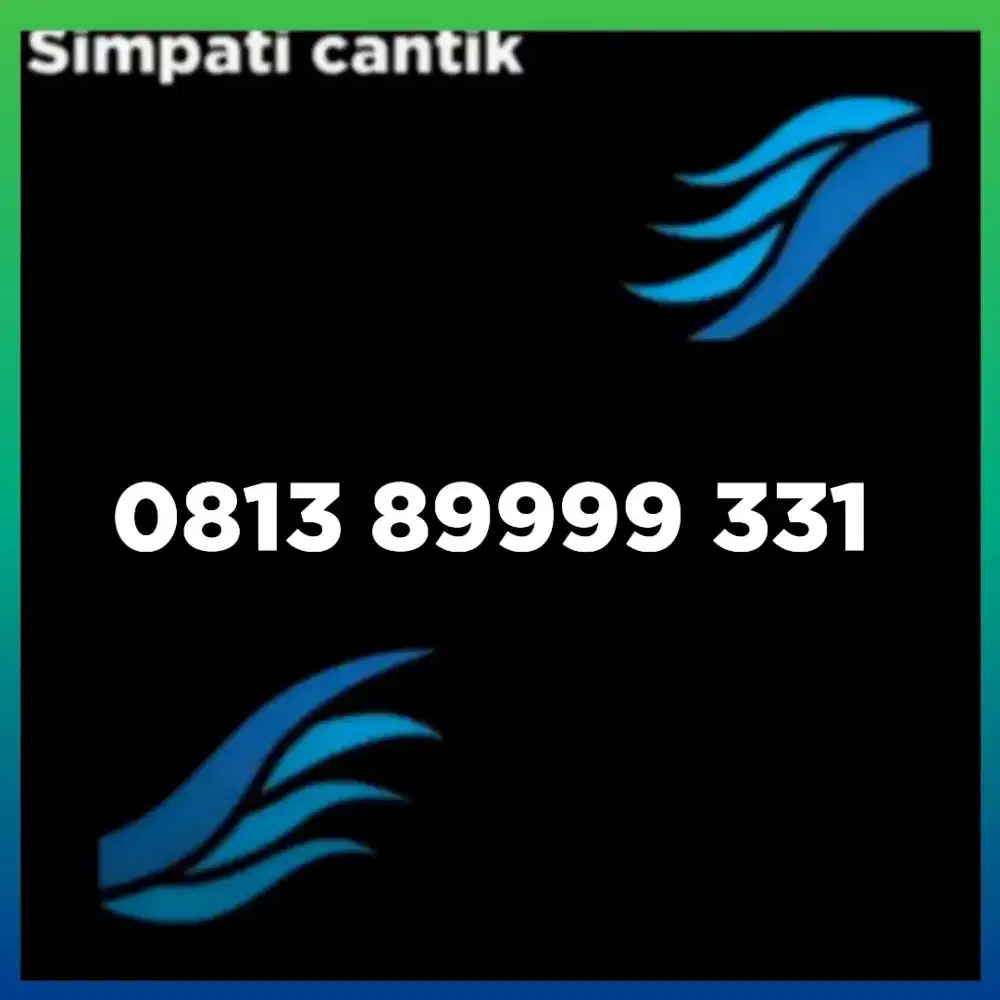 Nomor cantik simpati Telkomsel
