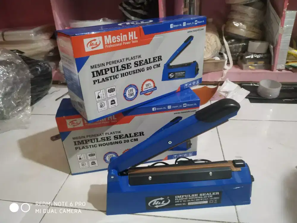 Alat mesin Sealer 20cm , hand press siller plastik snack