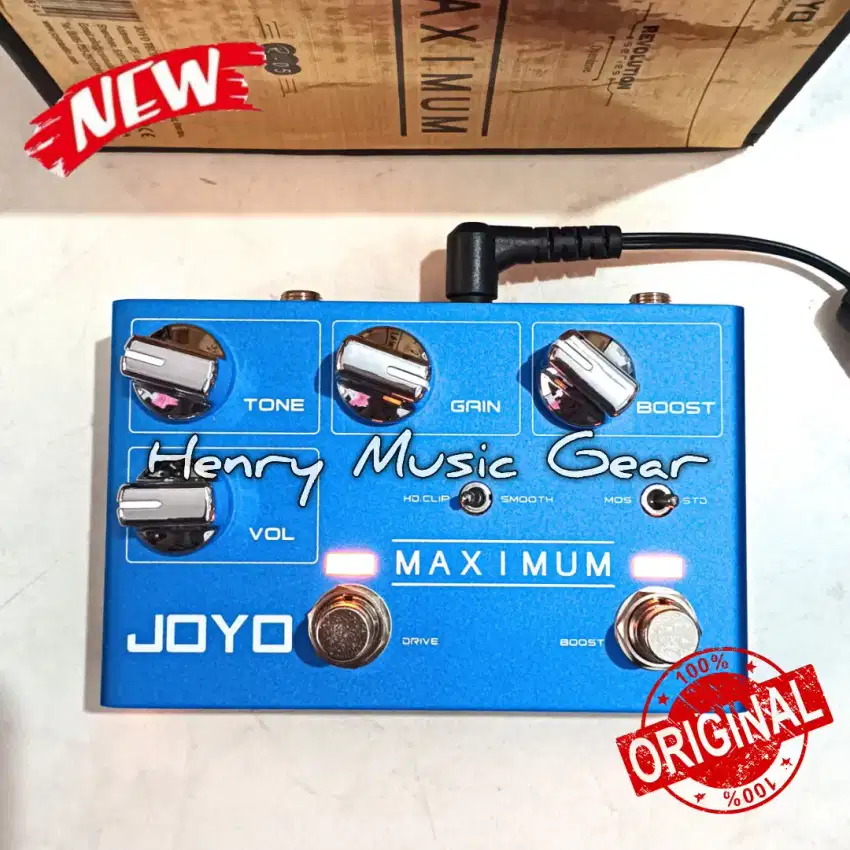 Joyo Maximum Overdrive with Booster BARU