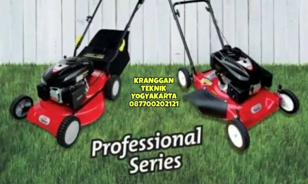 (KRANGGAN TEKNIK)Mesin potong rumput dorong merk Tasco lawn mower