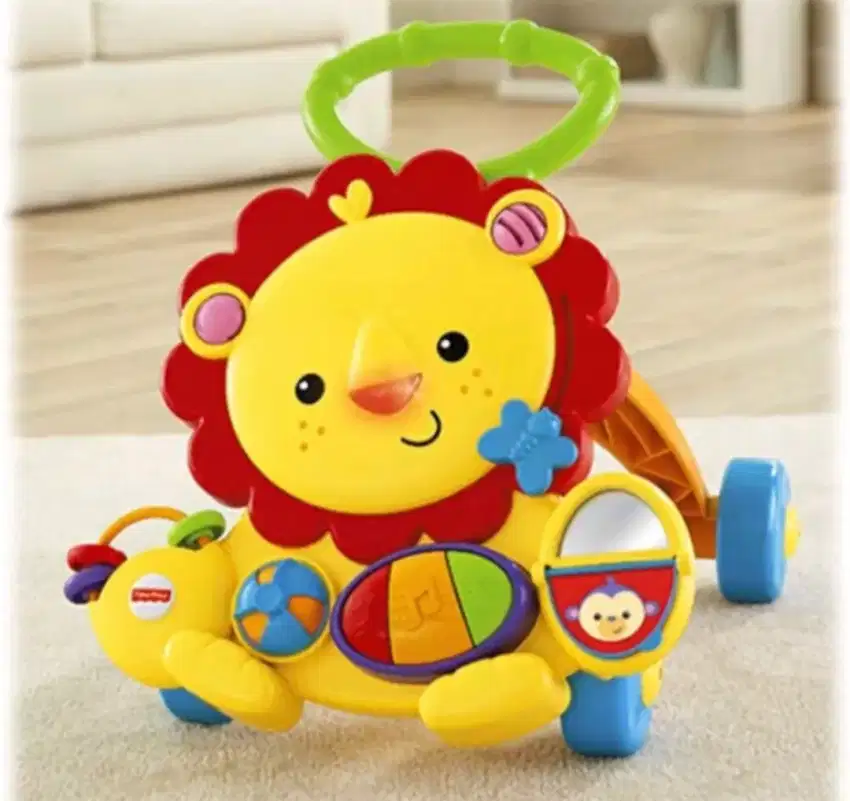 DIJUAL FISHER PRICE LION PUSH WALKER