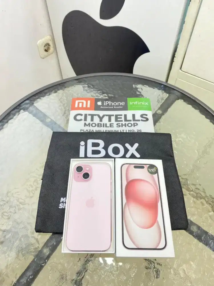 Iphone 15 128GB Grs iBox 10 Bulan Pink Perfect!!!