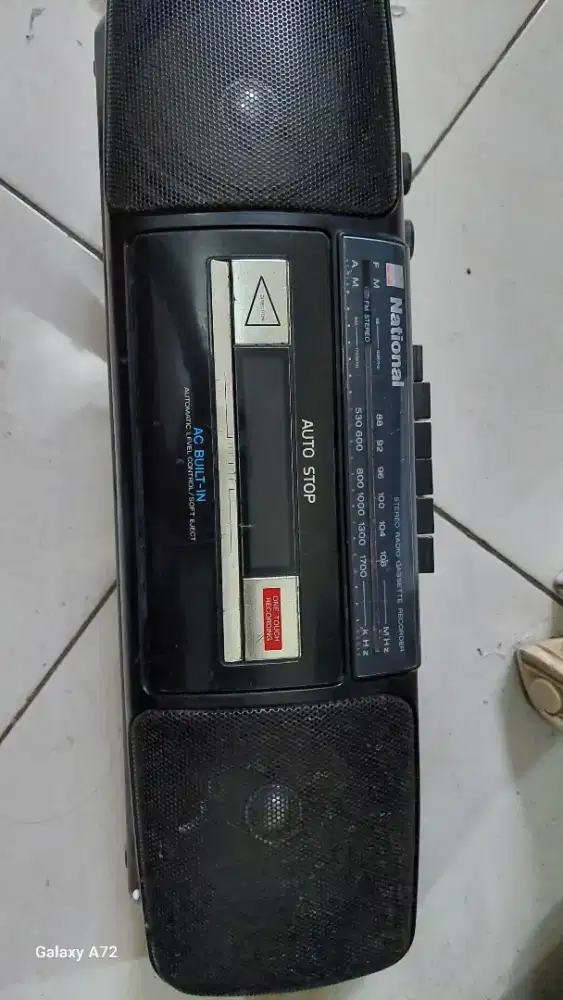 Radio tape national fm mw rx fs400
