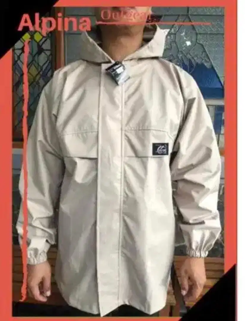 Jaket hujan Alpina/ raincoat