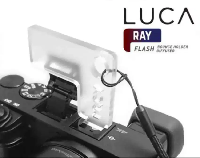 New, Flash Bounce Holder Diffuser LUCA Ray A6000 A6300 A6500 EOS M3 M6