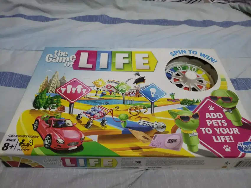 Mainan Board Games The Game of Life Spin To Wheel Family Games Uni