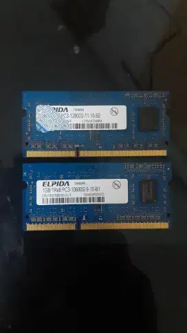 Memori Laptop Sodimm Elpida DDR3 1GB