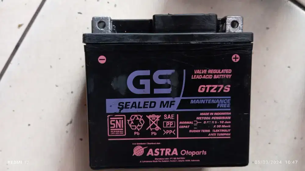 Accu/AKI mobil dan motor