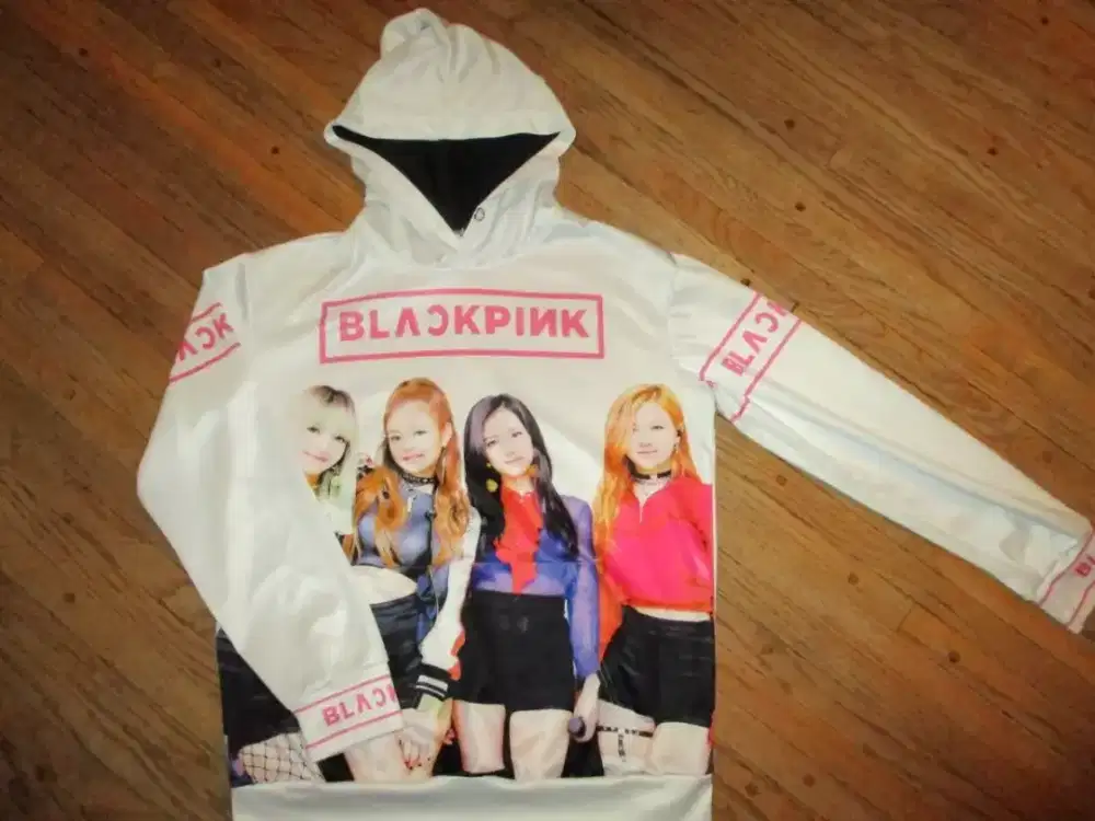 Uniqlo hoodie, jaket blackpink k'-pop
