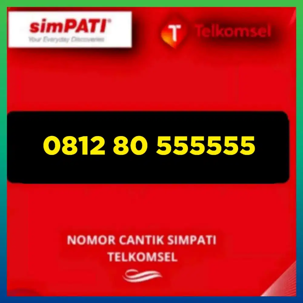 Nomor cantik simpati Telkomsel super cantik
