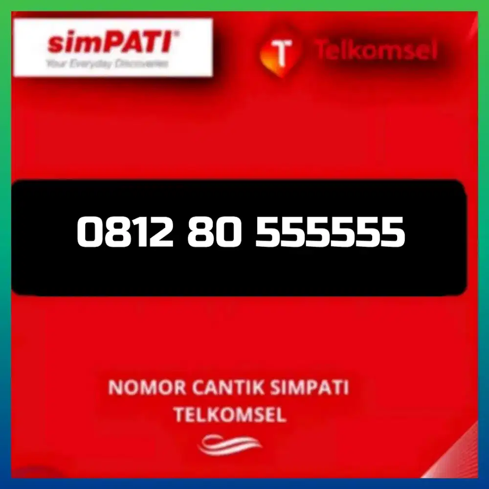 Nomor cantik simpati Telkomsel super