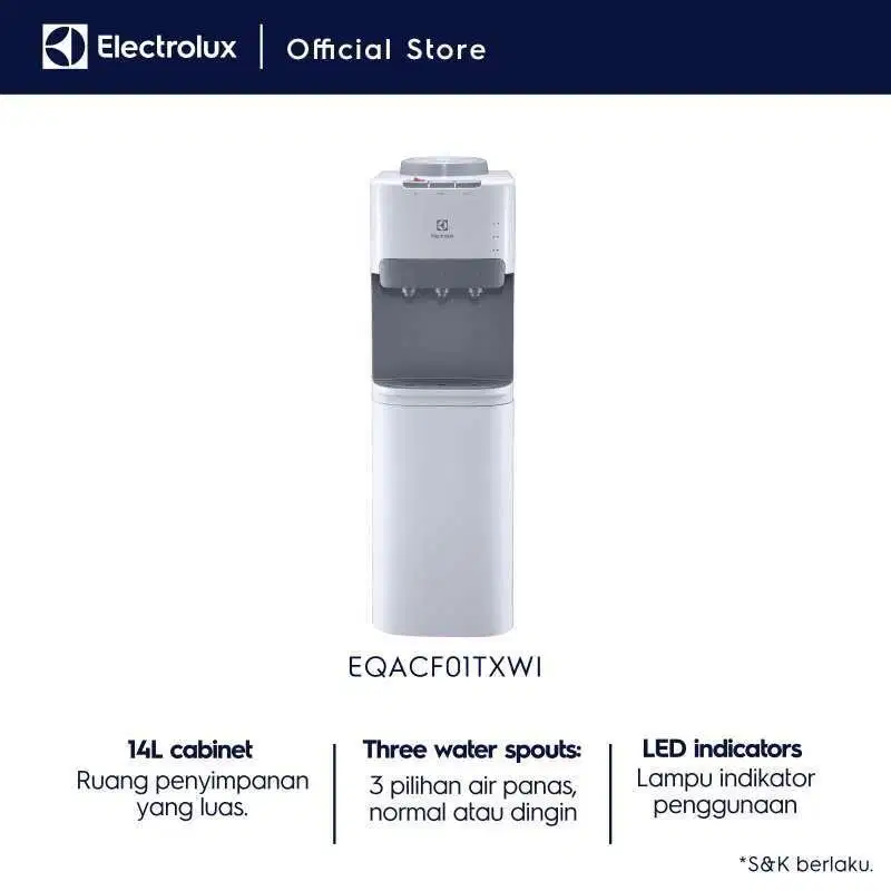 Water Dispenser Gallon Bawah ELECTROLUX EQAXF01BXWI