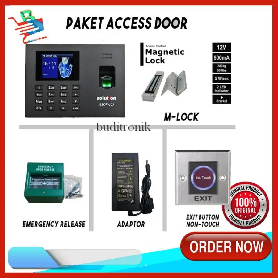 PAKET ACCESS DOOR ABSENSI PLUS PEMASANGAN