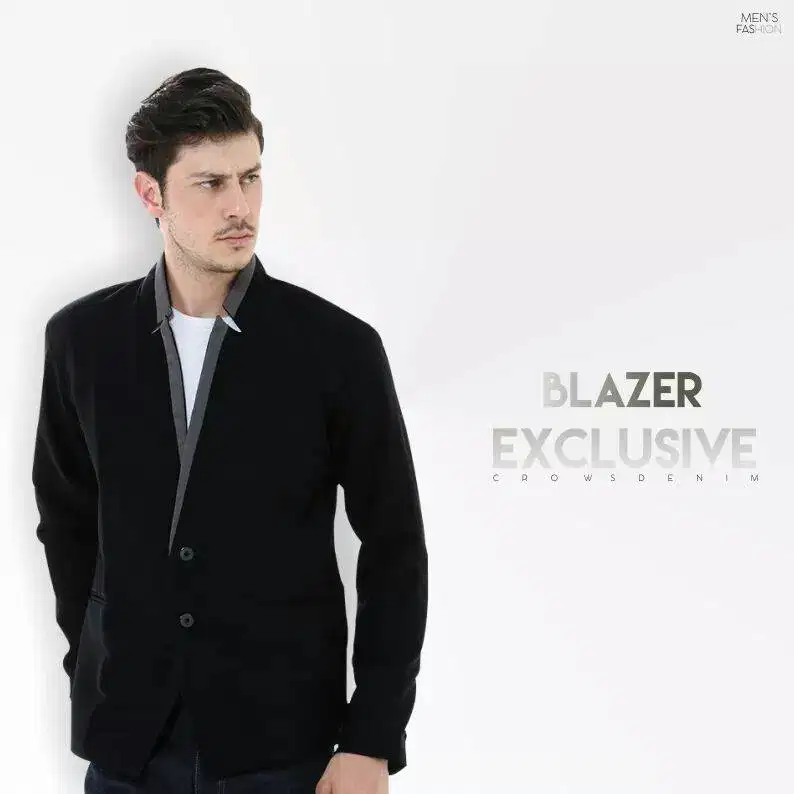 BLAZER BLACK KOREAN STYLE
