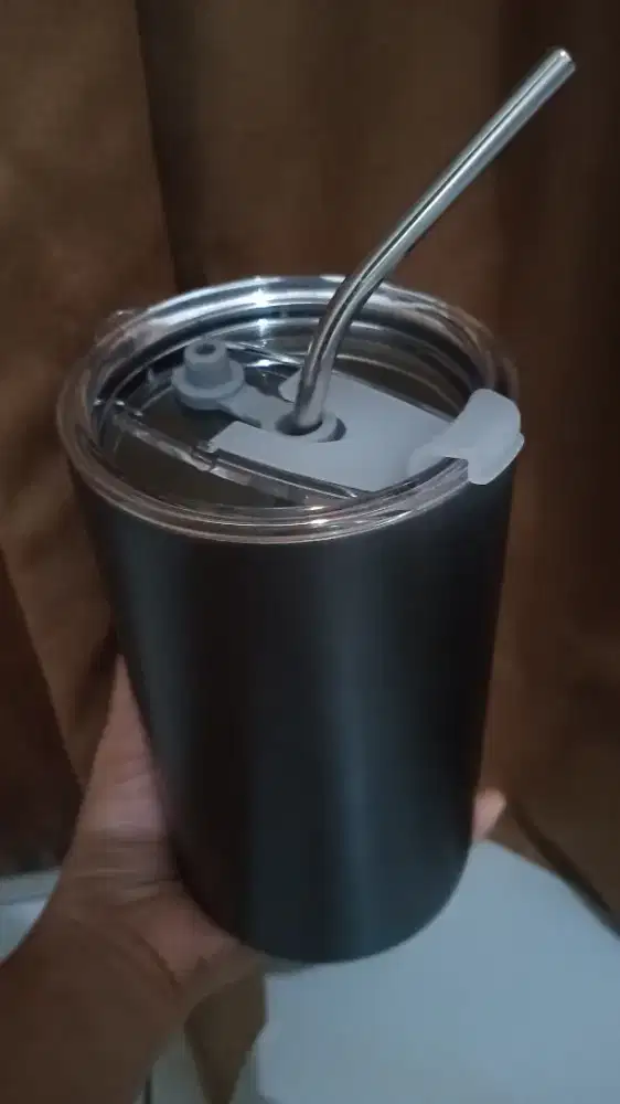 Tumbler Stainless Tebal Free Sdotan Kap600ml Tahan pnas+dingin -+10jam