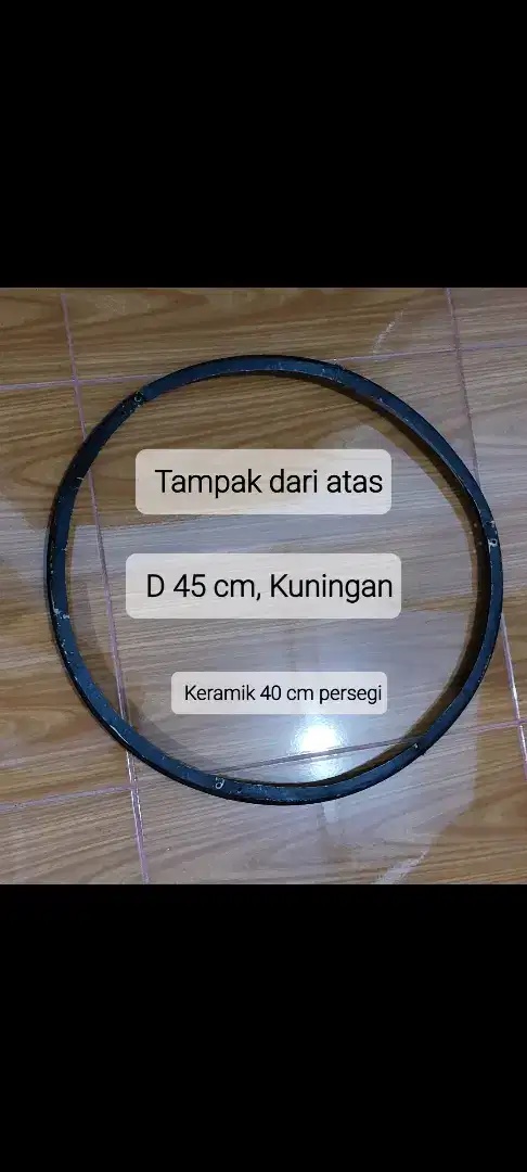 Ring Kuningan 45 cm