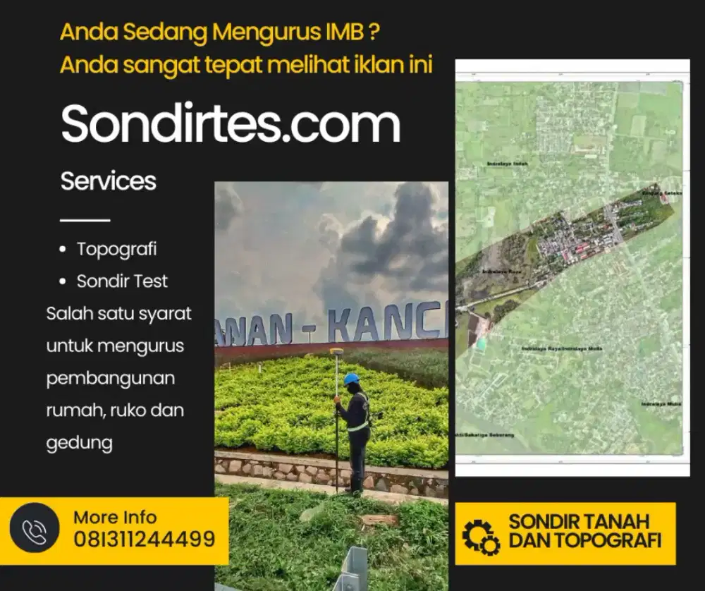 Jasa Sondir Tes dan Topografi Di Jakarta Barat