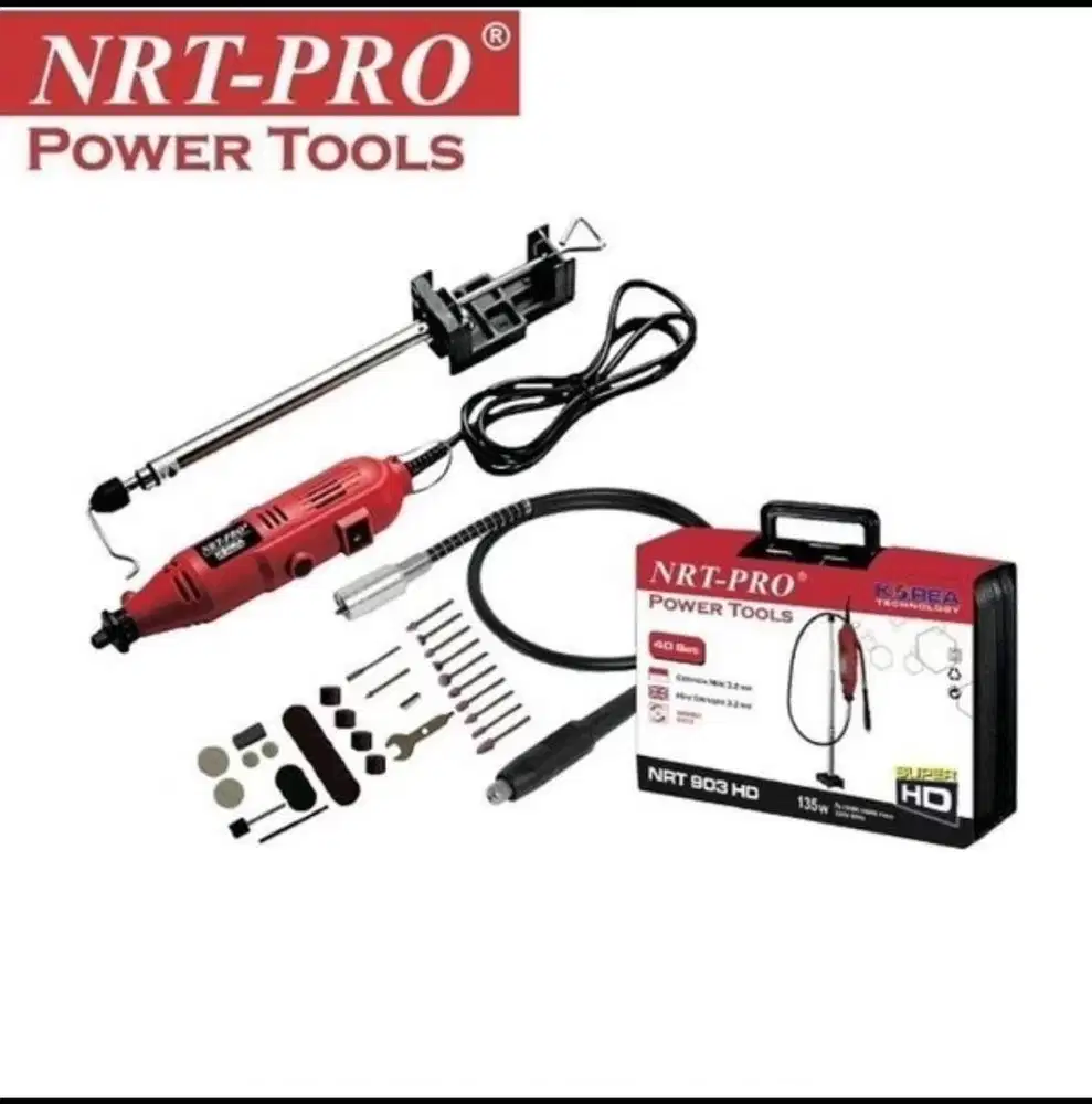 NRT Pro 903 Mini Die Grinder Bor Tuner Gerinda Kerajinan Tangan