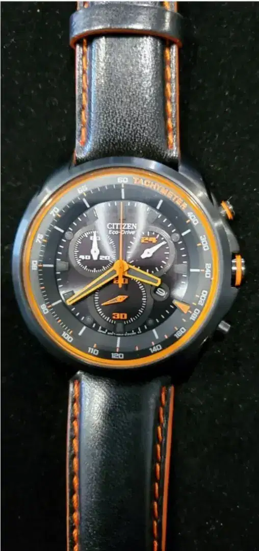 Jam tangan Citizen EcoDrive Chronograph Langka