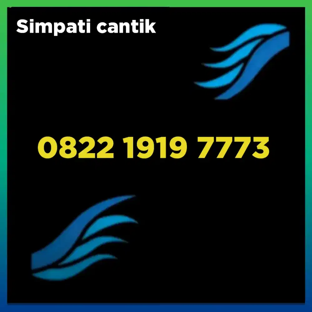 Perdana Nomor Cantik Simpati Telkomsel