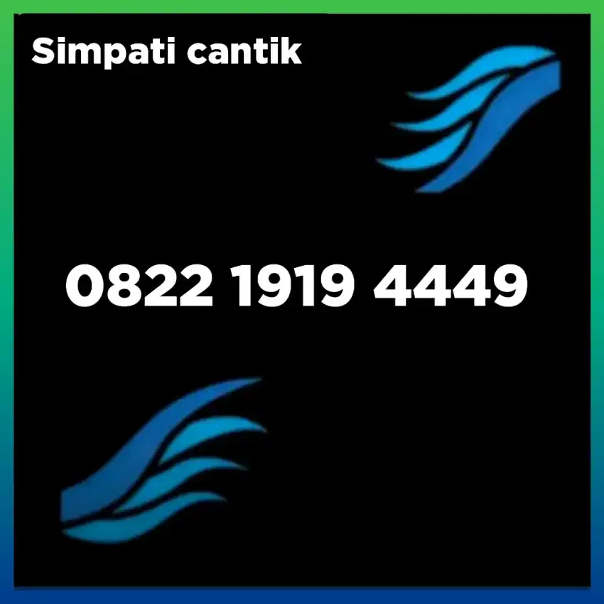 Nomor cantik simpati Telkomsel apik