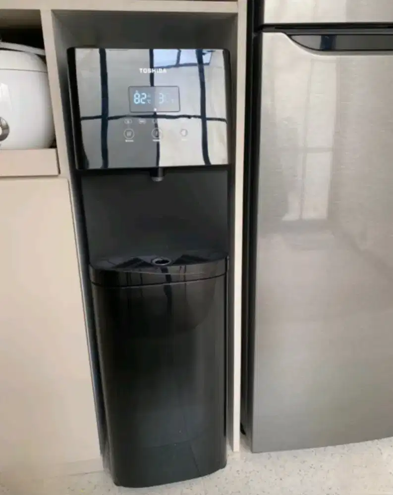 TOSHIBA Dispenser Air Galon Bawah RWF-W1830BN(K) - Low Watt - LED