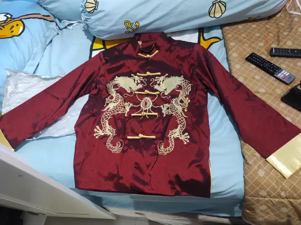 Baju cheongsam sangjit pria