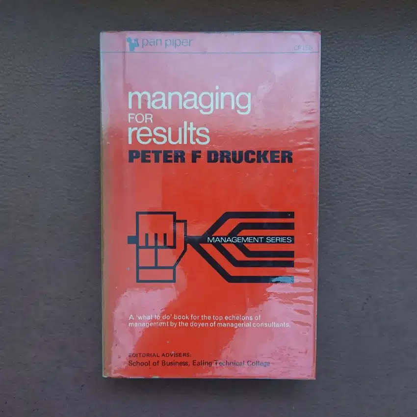 Managing for Results (1970, Pan) - Peter F. Drucker