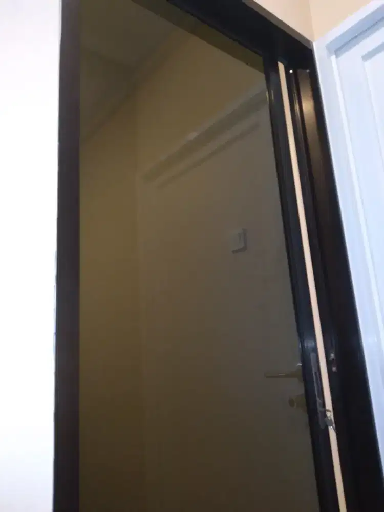 Pintu geser aluminium merk alexindo uk 215cm x 100cm HARGA TERPASANG