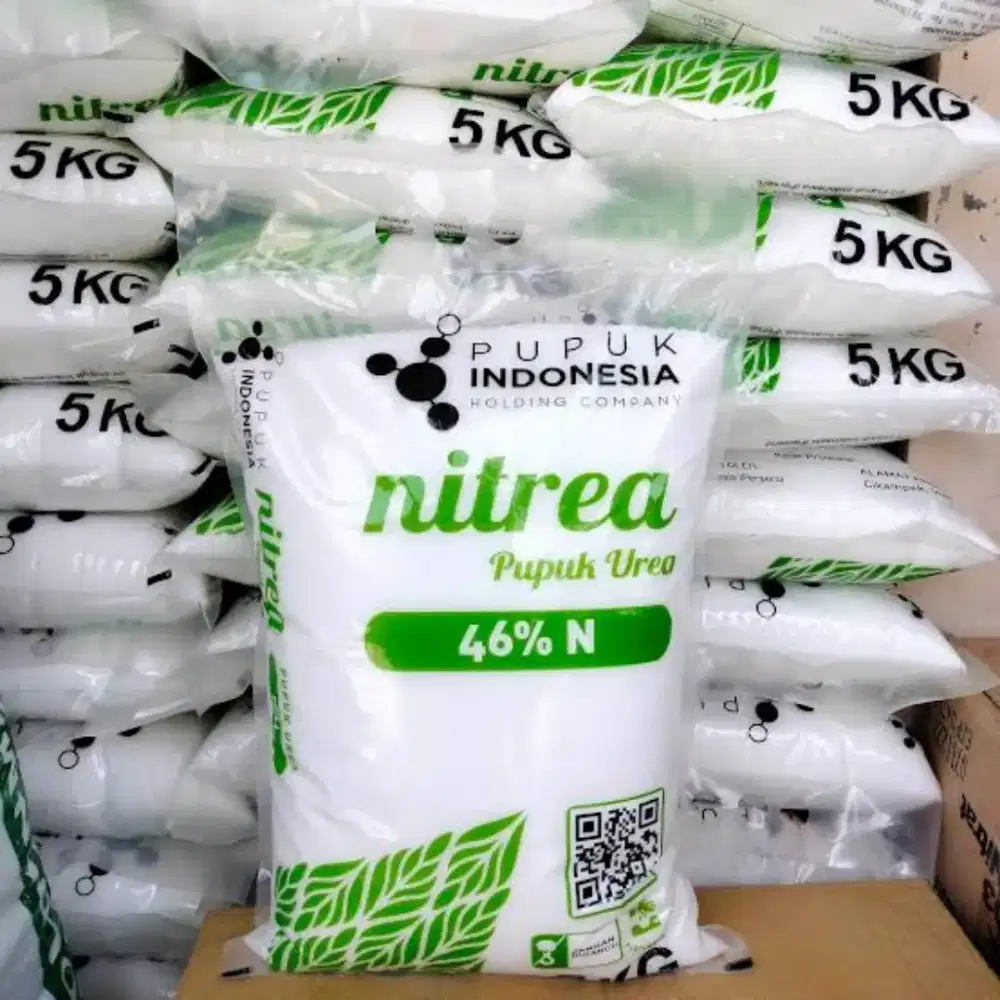 PROMO ! Pupuk Urea Nitrea Packing 5 Kg. 
Pupuk tanaman pertumbuhan.