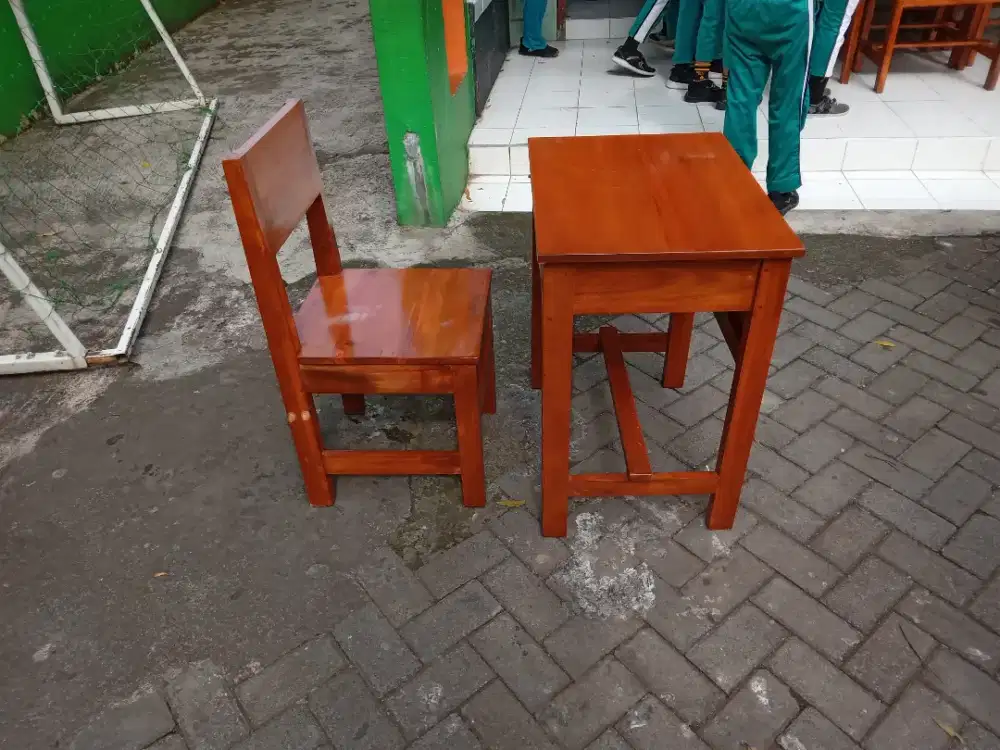 Meja & Kursi Sekolah Kayu AKASIA