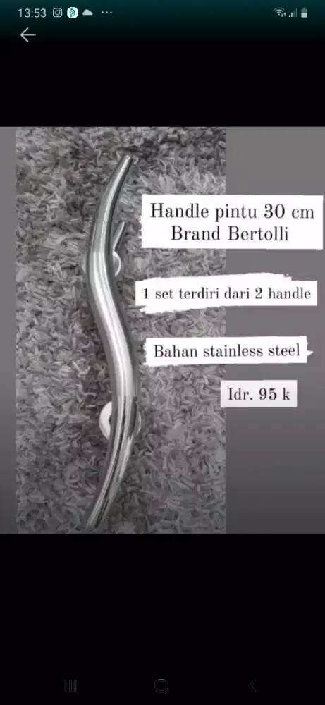 Handle.pintu BERTOLLI