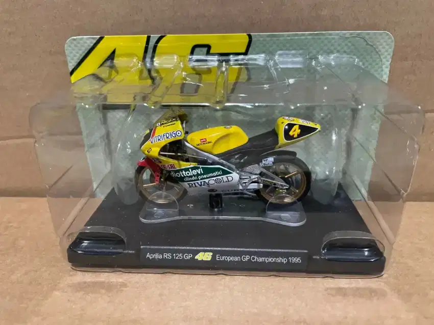 Diecast vr46 mainan motor motogp