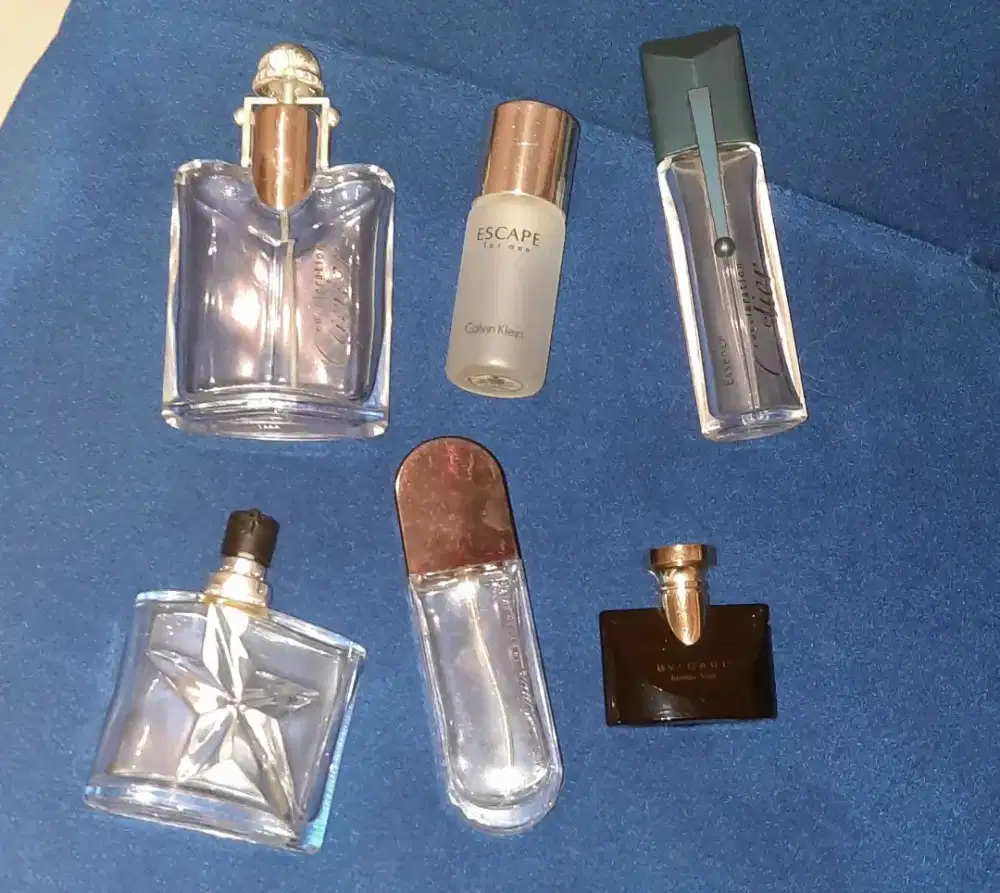 Take All Rp75,000,- Botol Parfum Kosong 6pcs Branded (PRELOVED)