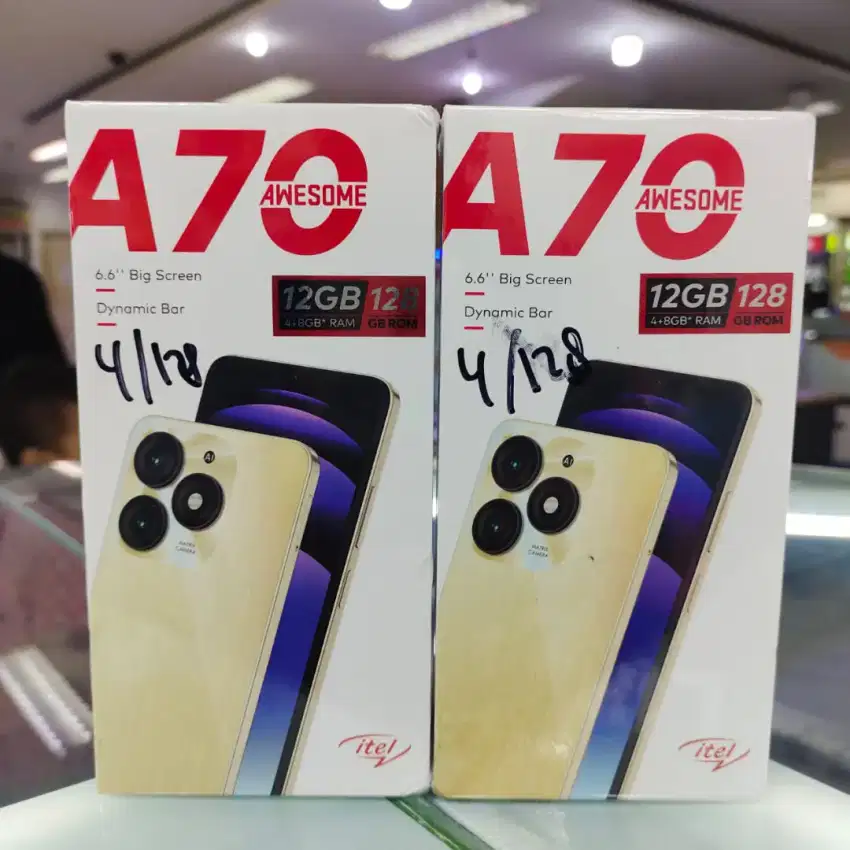 Itel A70 Ram 4gb8gb128gb Baru Garansi Resmi Harga Promo Handphone