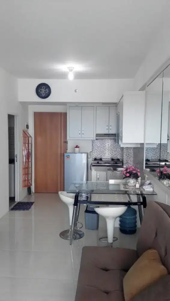 Disewakan, Unit Apartemen 2 KT, 1 KM, 52 m², Hadap Utara
